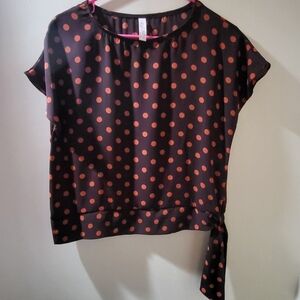 RED LOLLY NWOT WOMENS SMALL BLOUSE